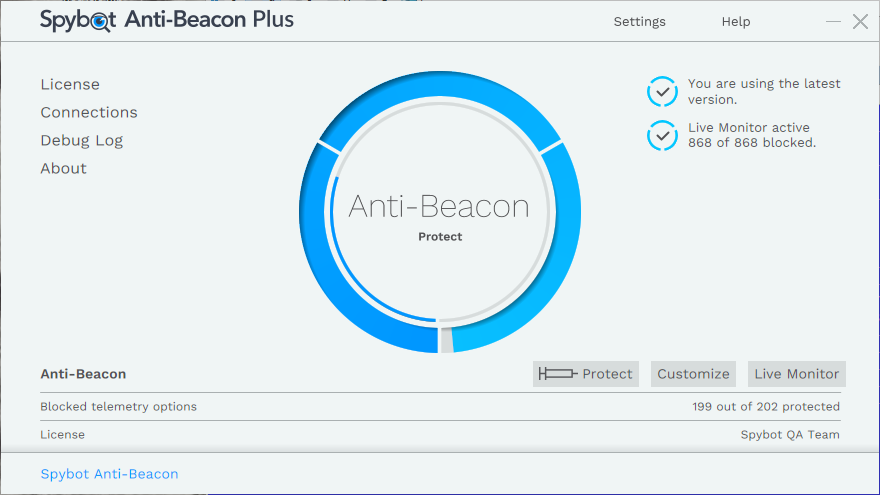 Resource 'Spybot Anti-Beacon Free'