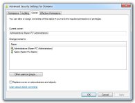 Domains Permission box, Advanced button selected, Owner tab.JPG